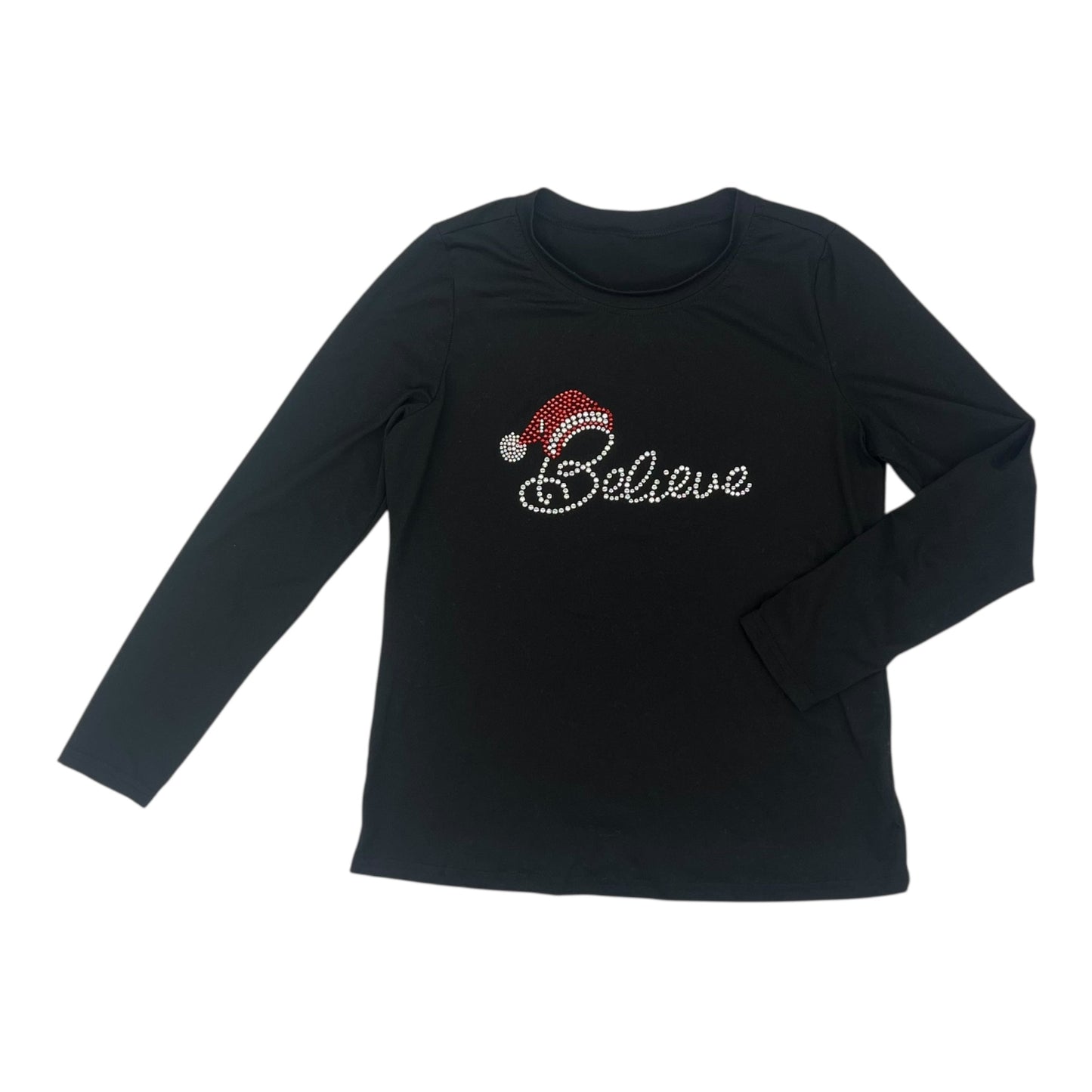 Top Ls By Shein In Black, Size:M