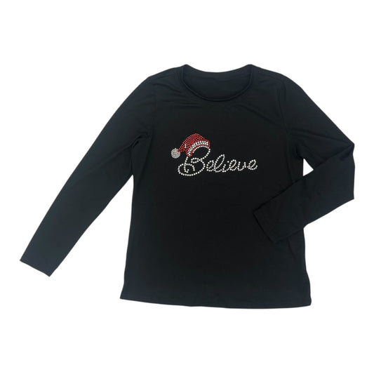 Top Ls By Shein In Black, Size:M