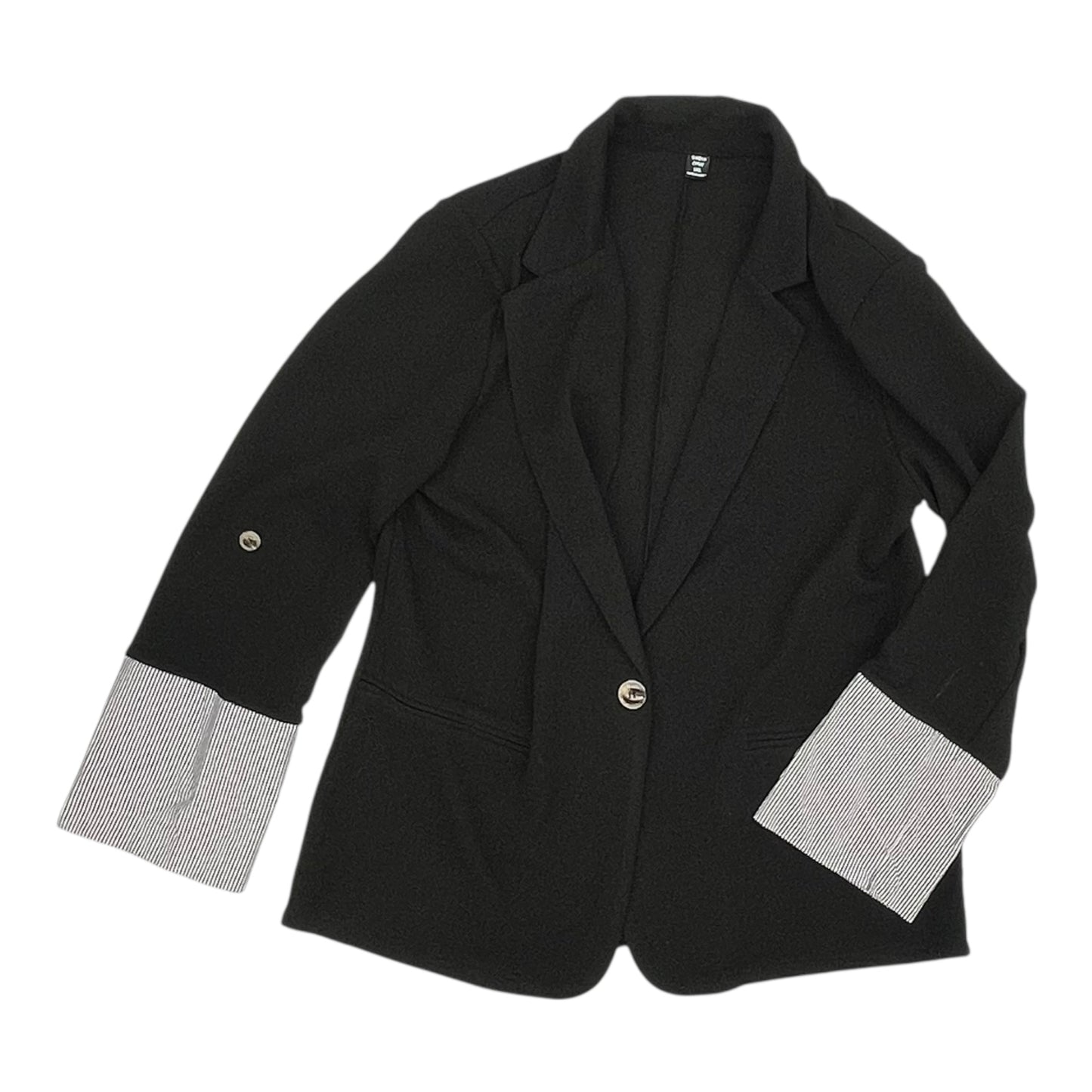Blazer By Shein In Black, Size:1X