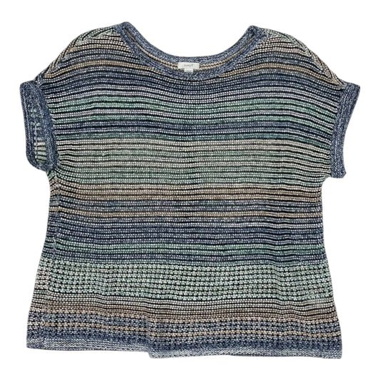 SWEATER SS by PURE JILL In BLUE & GREEN, Size: MP