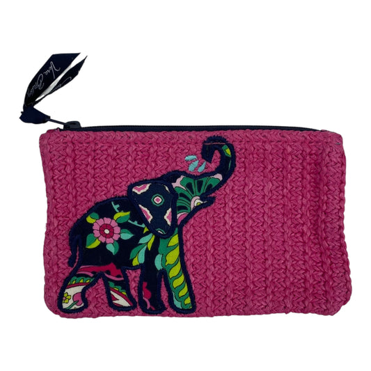 Makeup Bag By Vera Bradley In Pink, Size:Medium