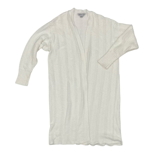 Sweater Cardigan By Ophelia Roe In White, Size:L