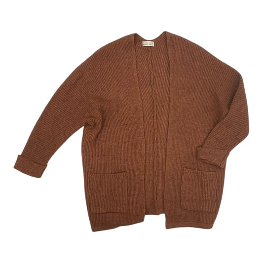 Sweater Cardigan By Be Cool In Brown, Size:S