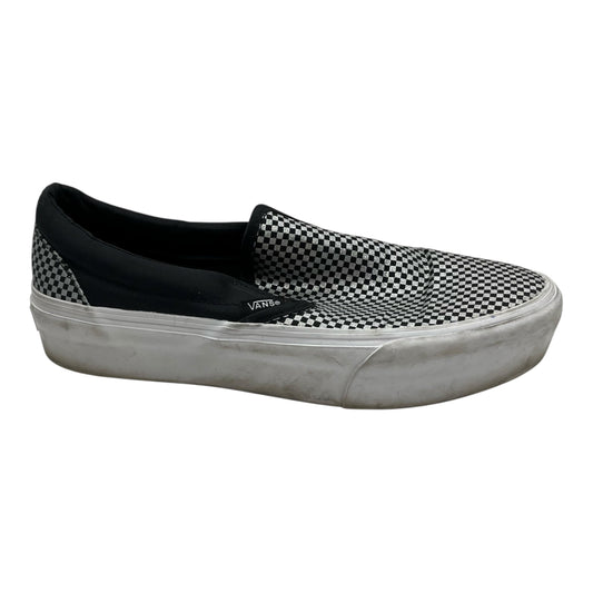Shoes Sneakers By Vans In Black & White, Size:8