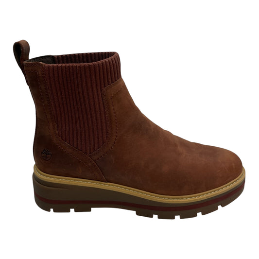 Boots Ankle Flats By Timberland In Red, Size:9