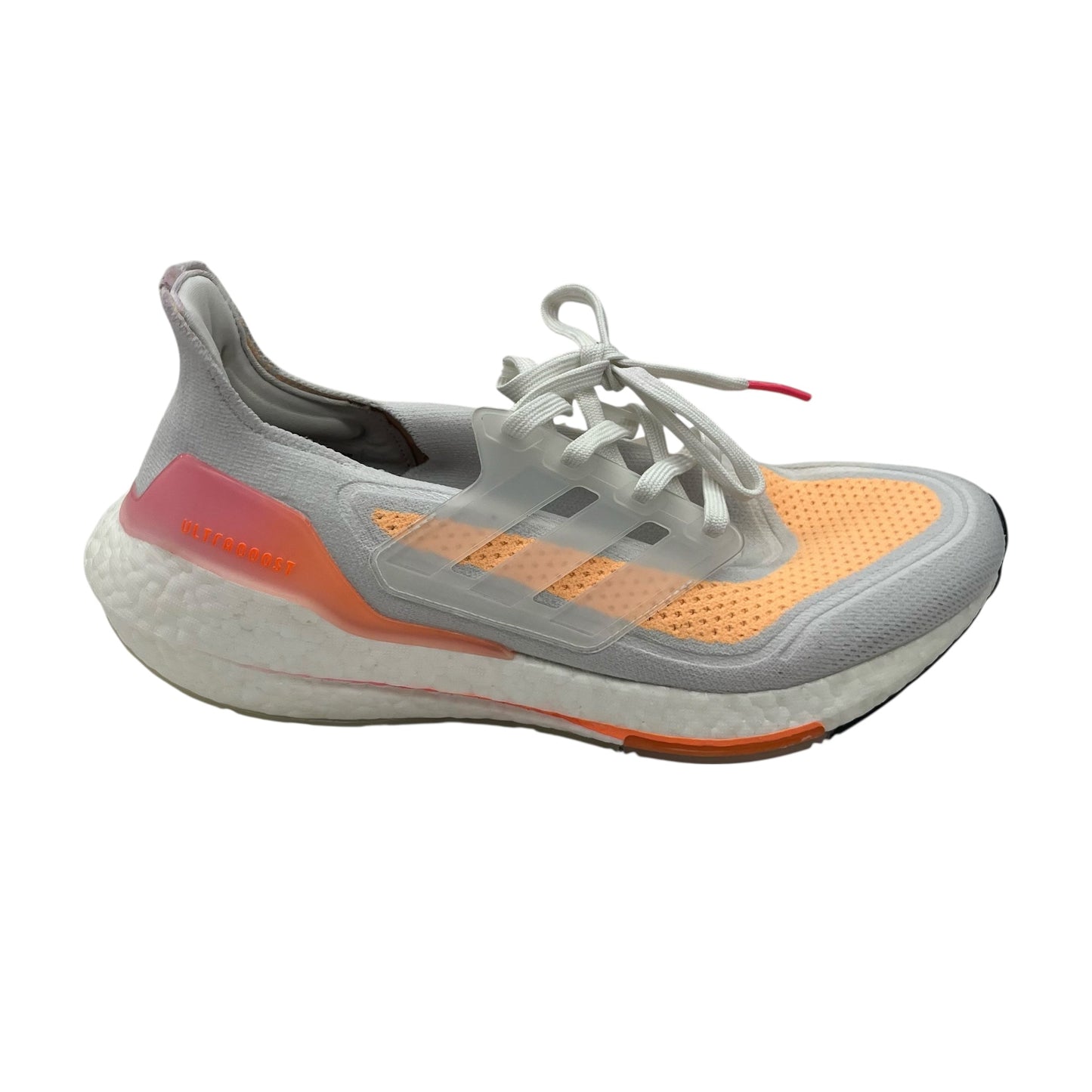 Shoes Athletic By Adidas In Orange & White, Size:9.5