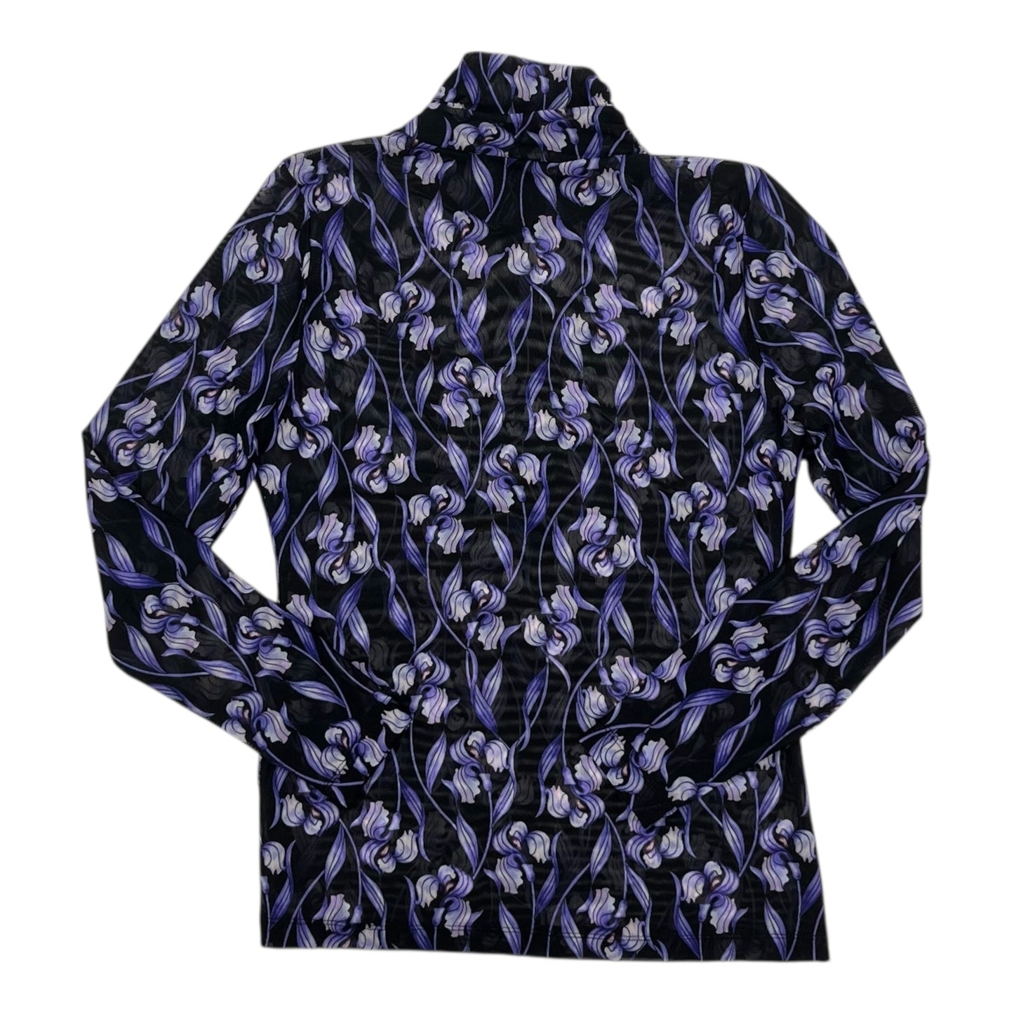 Blouse Ls By White House Black Market In Black & Purple, Size:M