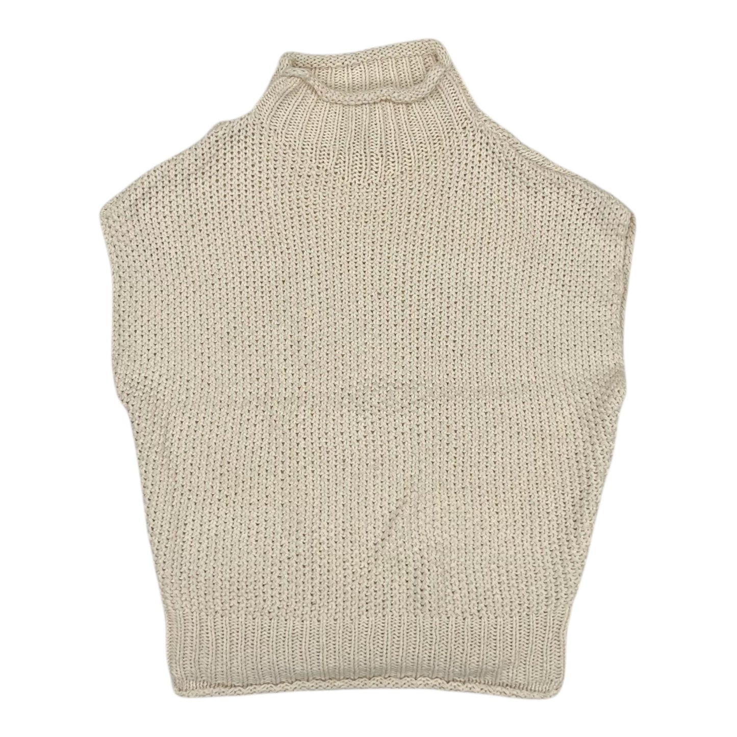 Vest Sweater By She + Sky In Tan, Size:S