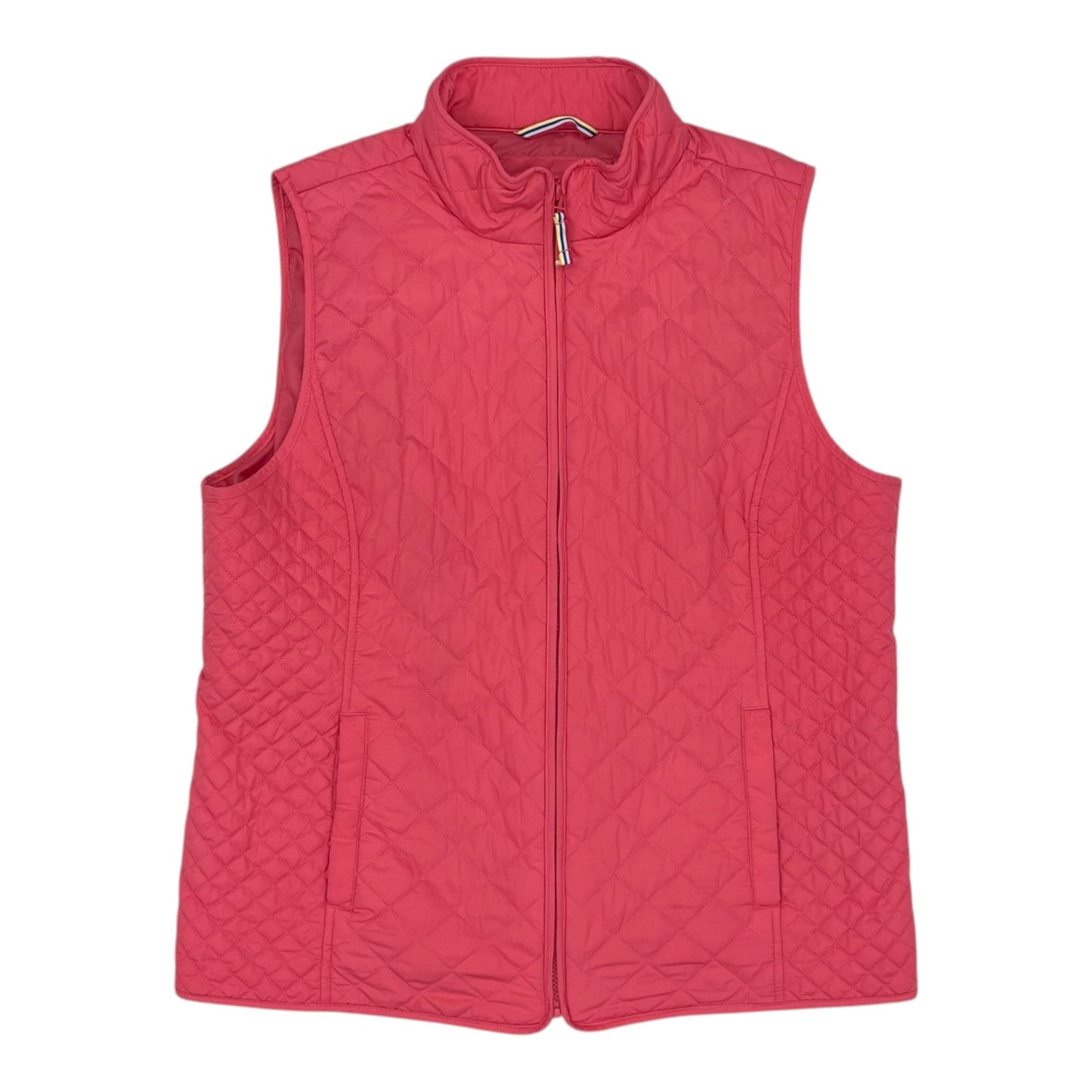 Vest Puffer & Quilted By Talbots In Pink, Size:Xl