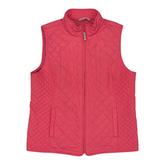 Vest Puffer & Quilted By Talbots In Pink, Size:Xl
