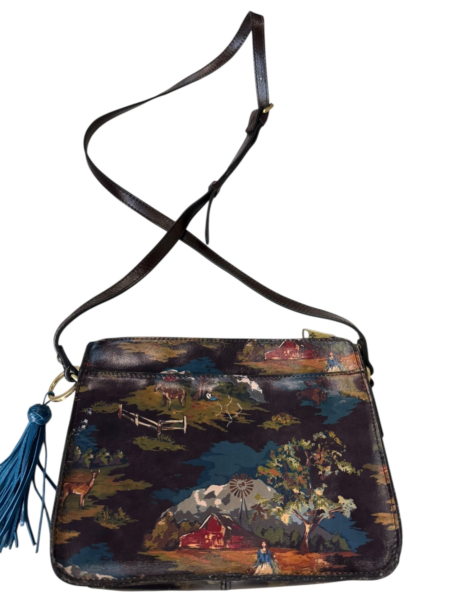 Crossbody Designer By Patricia Nash In Multi, Size:Medium