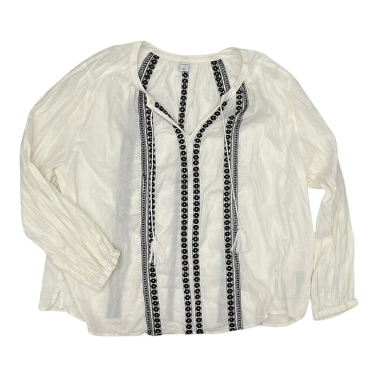 Top Ls By Old Navy In White, Size:Xl