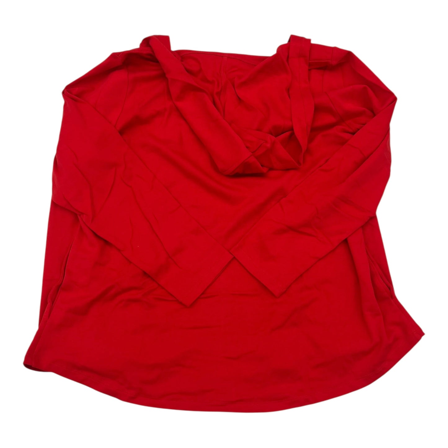 Cardigan By Isaac Mizrahi Live Qvc In Red, Size:2X
