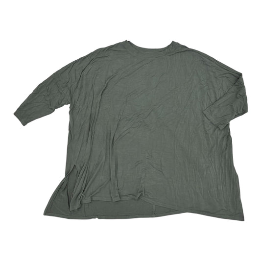 Top 3/4 Sleeve Basic By Maurices In Green, Size:L