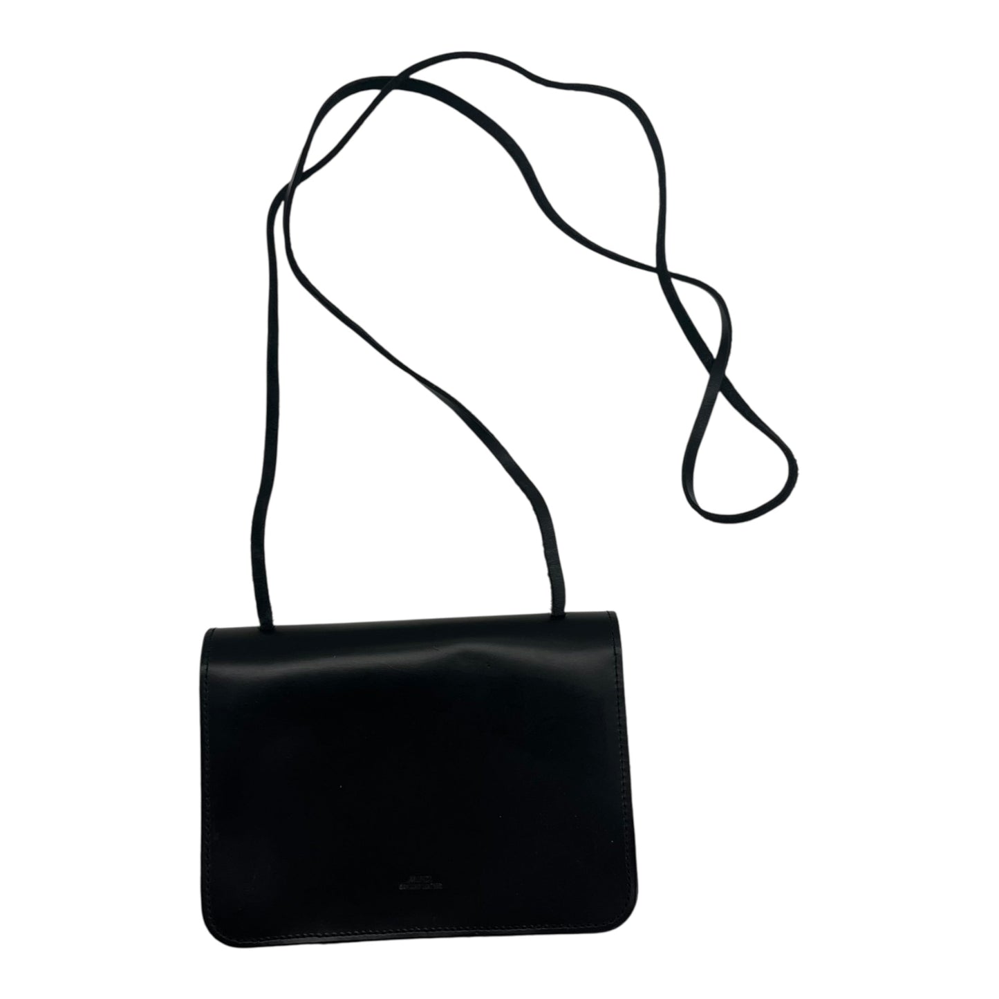 Crossbody Leather By Clothes Mentor In Black, Size:Small