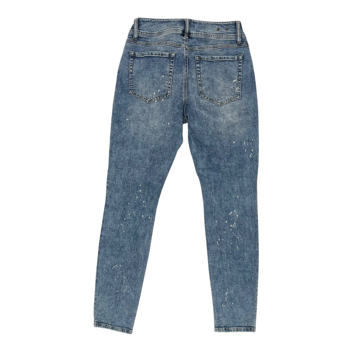 Jeans Skinny By Cabi In Blue Denim, Size:8