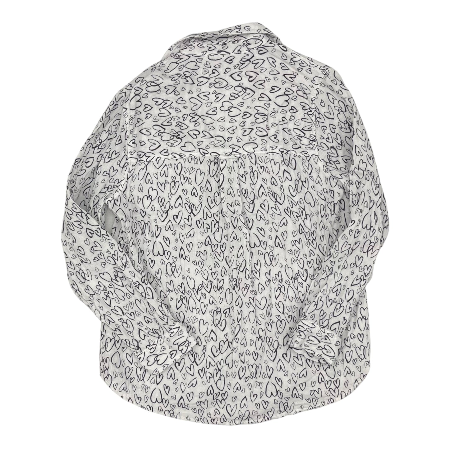 TOP LS by BEACHLUNCHLOUNGE in GREY & WHITE, Size:L