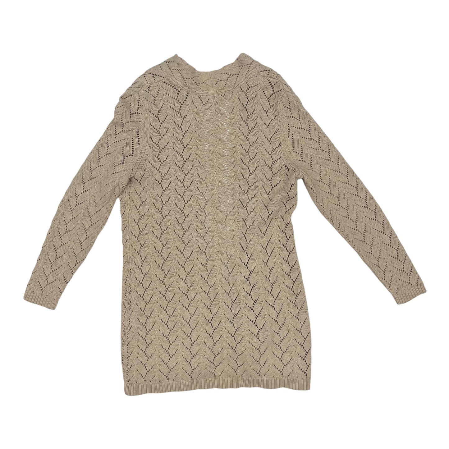 SWEATER CARDIGAN by LEO AND NICOLE in CREAM, Size:L
