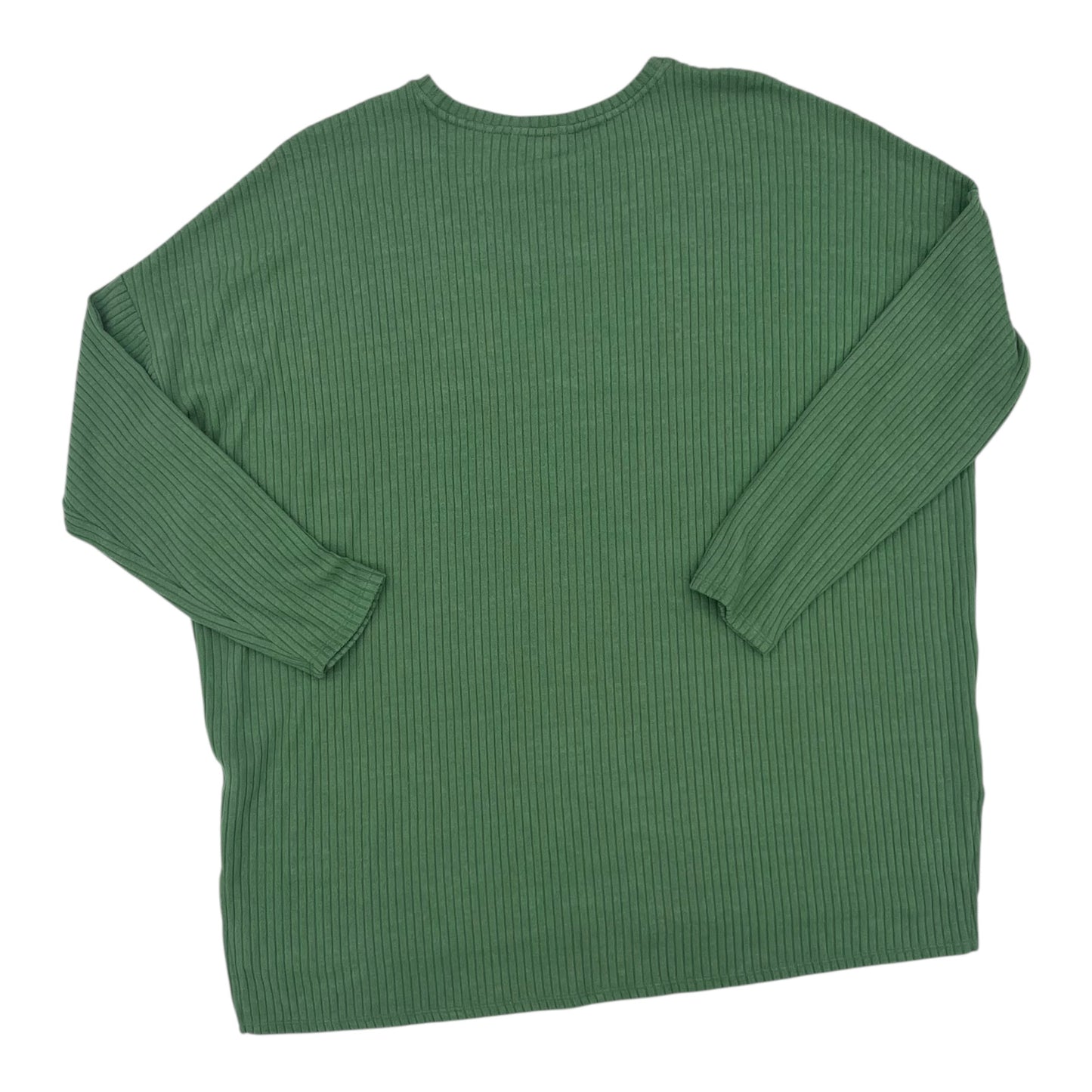 Top Ls By Time And Tru In Green, Size:Xxl