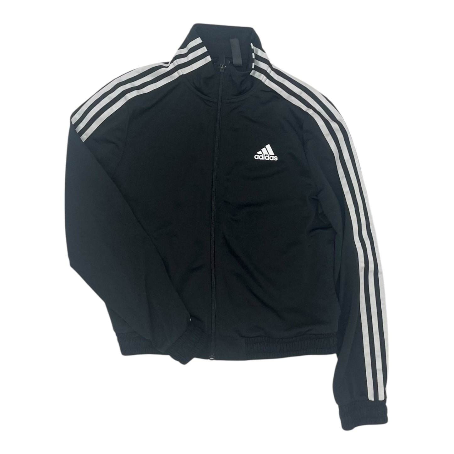 Athletic Jacket By Adidas In Black, Size:S
