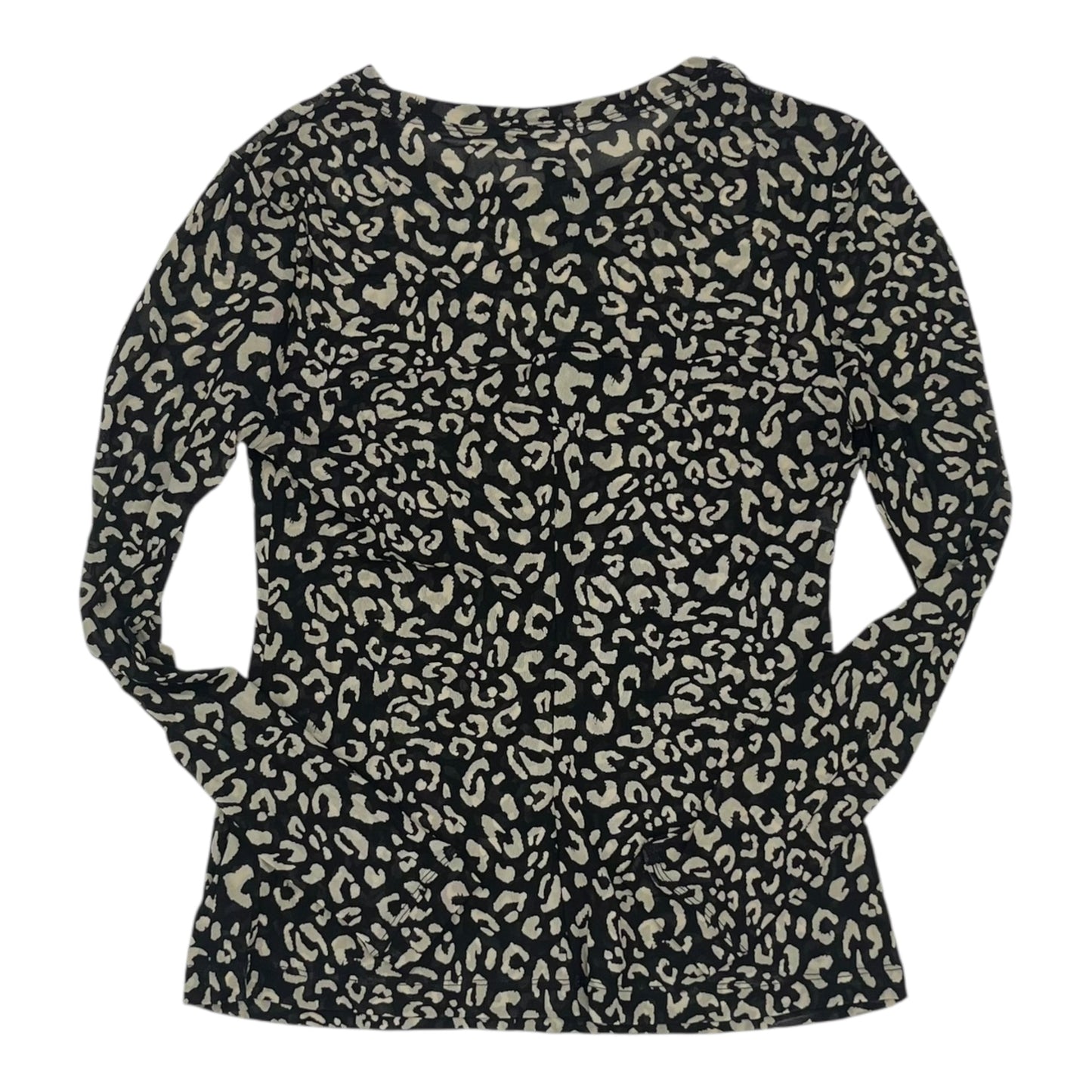 Blouse Ls By Cabi In Black & Tan, Size:S
