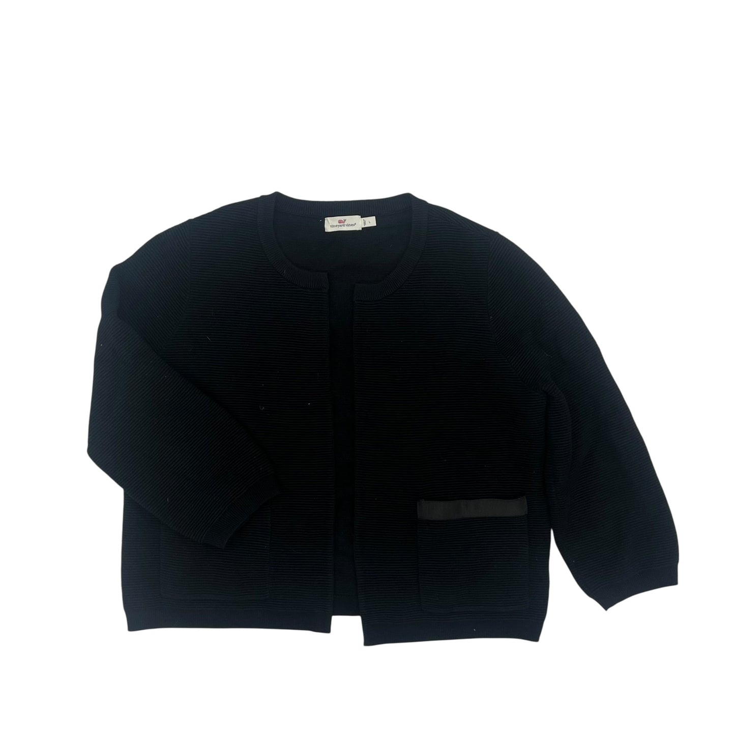 Cardigan By Vineyard Vines In Black, Size:L