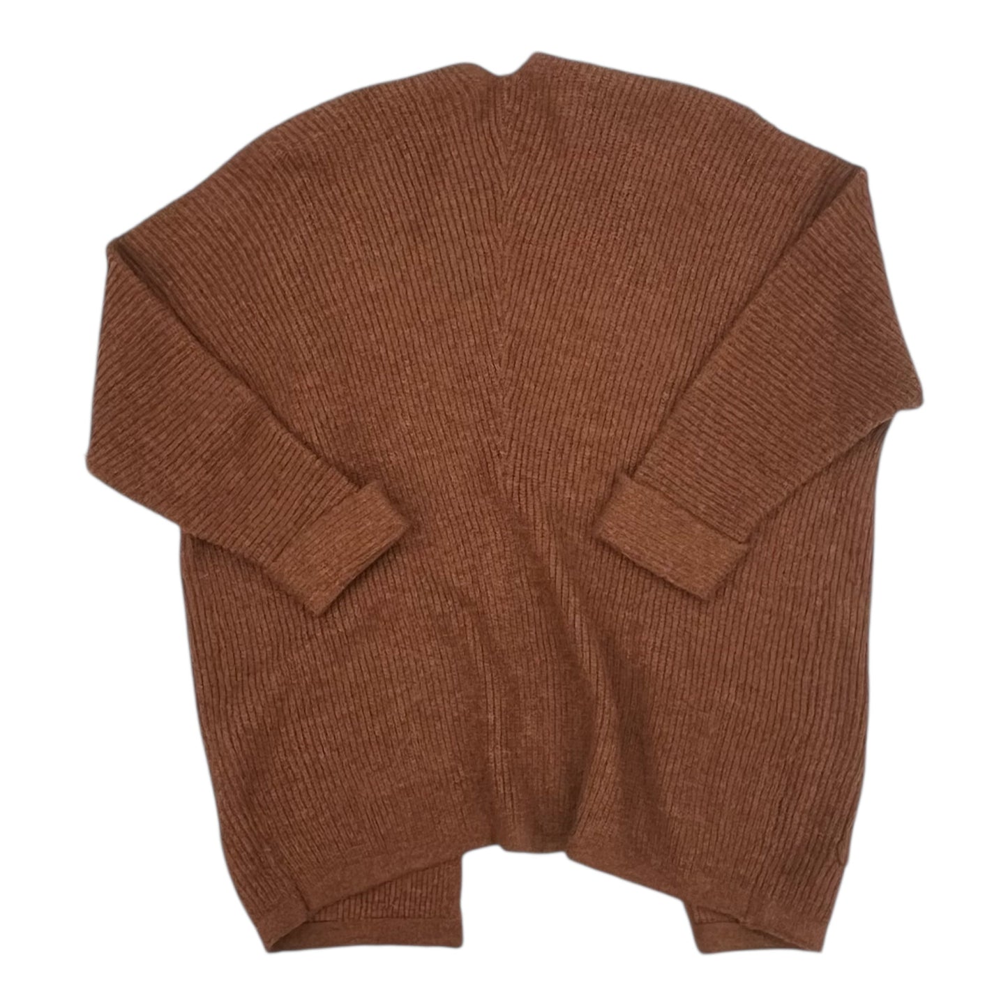 Sweater Cardigan By Be Cool In Brown, Size:S