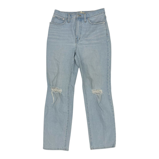 Jeans Straight By Madewell In Blue Denim, Size:6