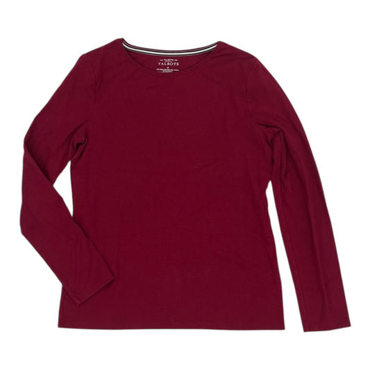 Top Ls Basic By Talbots In Red, Size:M
