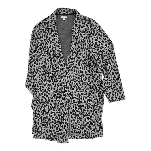 Cardigan By Maurices In Black & Grey, Size:3X