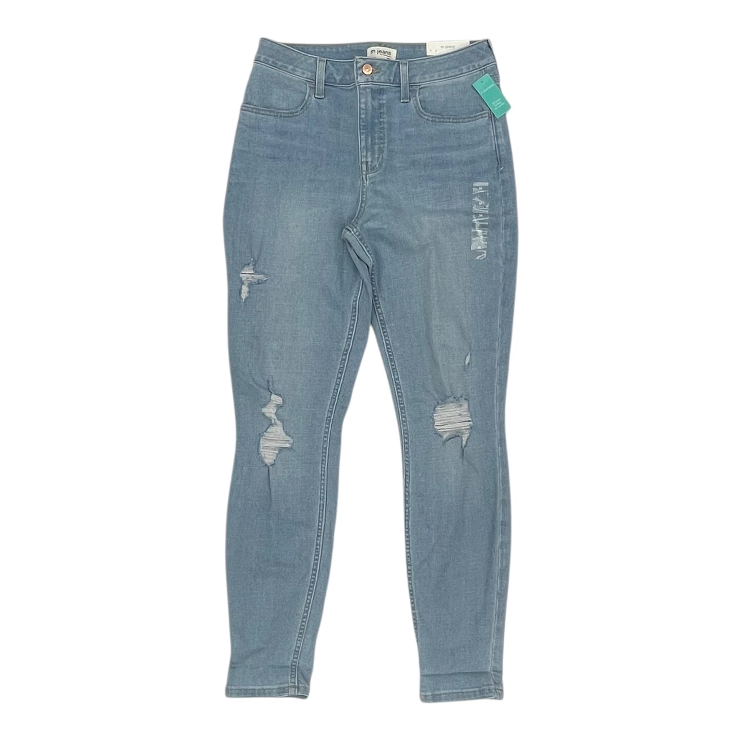 Jeans Skinny By Maurices In Blue Denim, Size:M