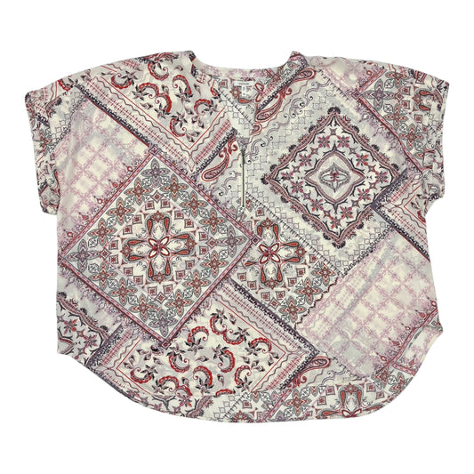 Blouse Ss By Maurices In Cream, Size:4X