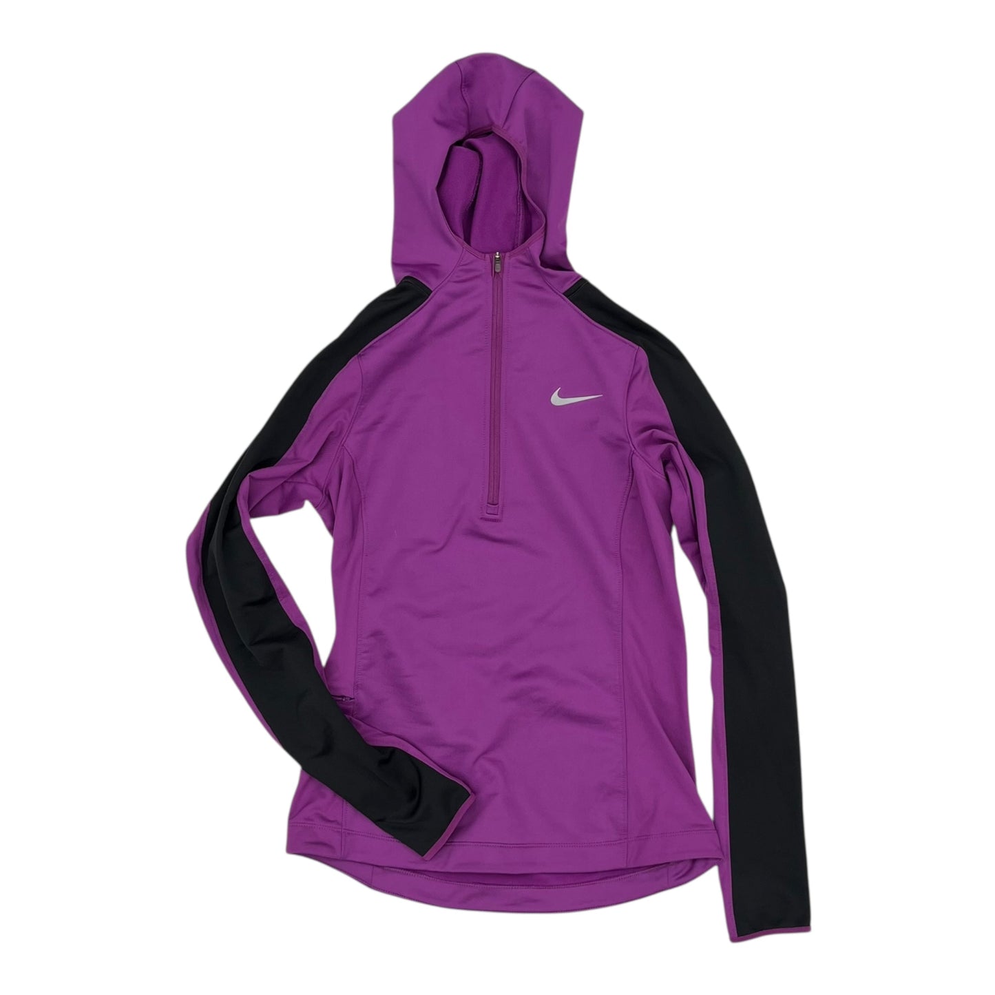 Athletic Top Ls Hoodie By Nike In Purple, Size:S