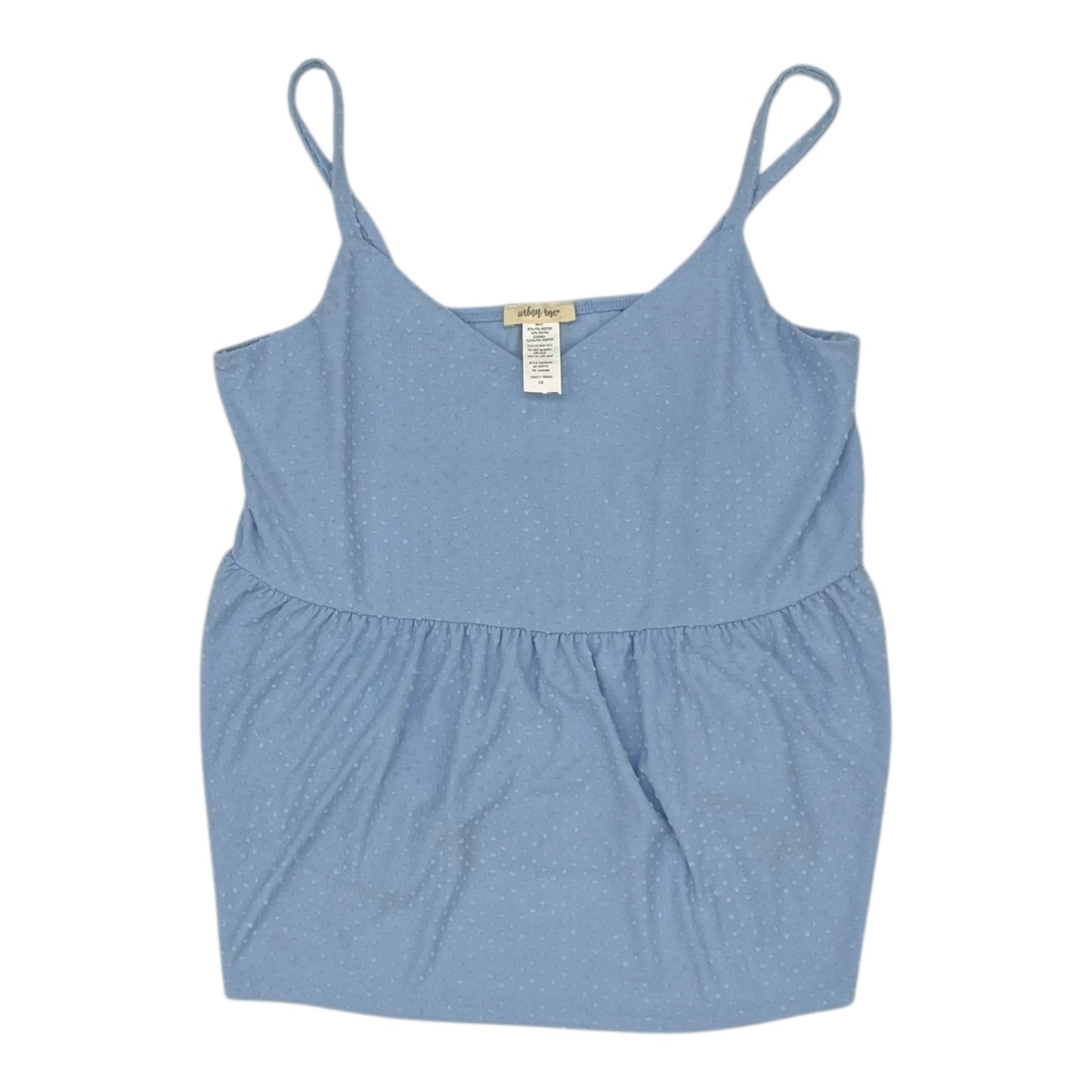 Top Sleeveless By Clothes Mentor In Blue, Size:1X