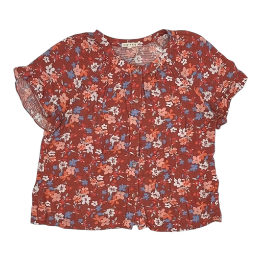 Top Ss By Copper Key In Orange, Size:L