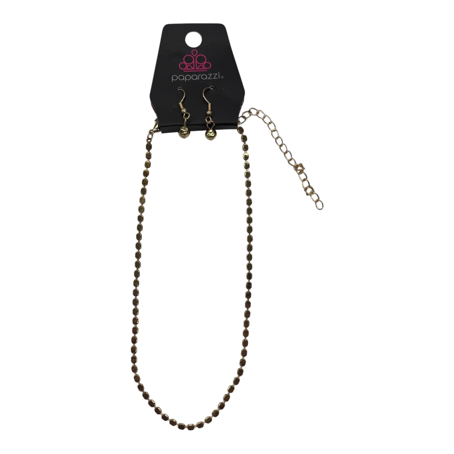 Necklace Set By Paparazzi In Gold