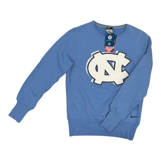 Athletic Sweatshirt Crewneck By Nike Apparel In Blue, Size:L