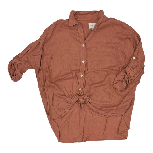 Top Ls By American Eagle In Orange, Size:Xs