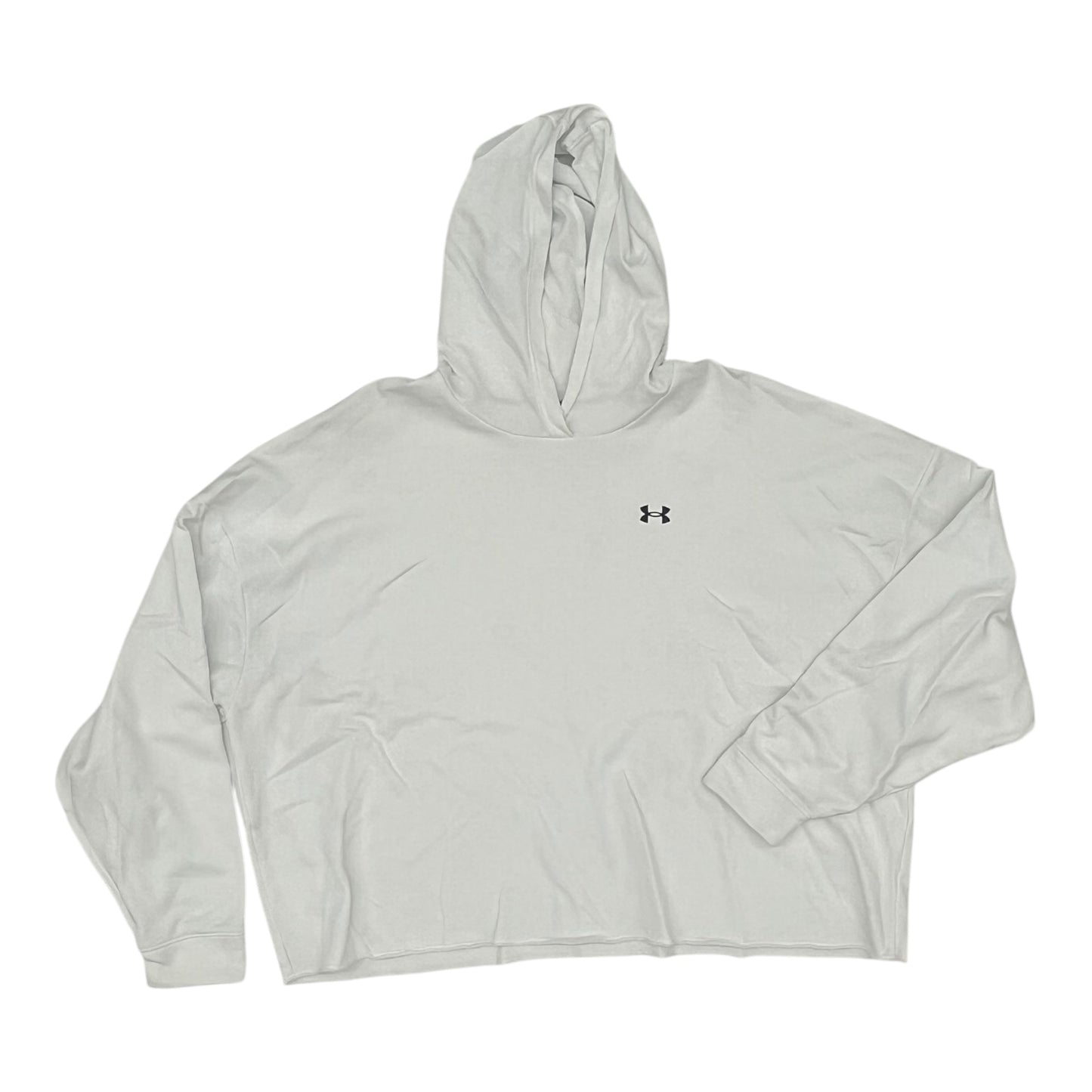 Athletic Sweatshirt Hoodie By Under Armour In White, Size:Xl