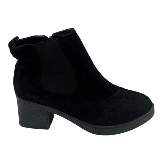 Boots Ankle Heels By Clothes Mentor In Black, Size:10.5