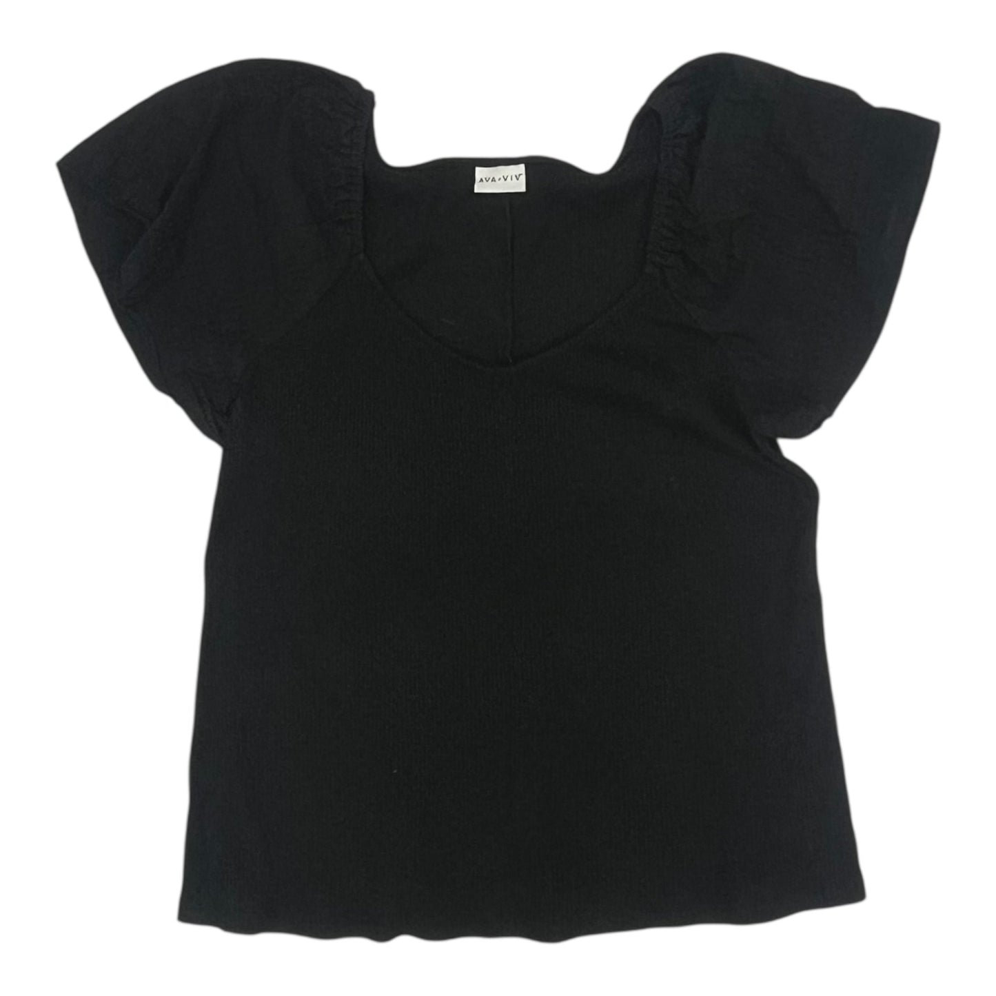 Top Ss By Ava & Viv In Black, Size:Xl