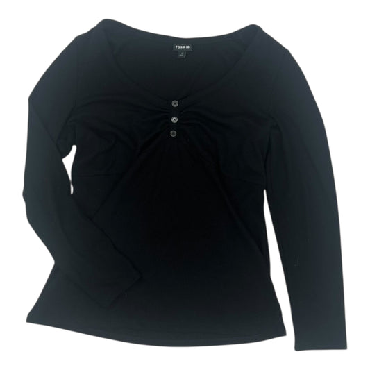 Top Ls Basic By Torrid In Black, Size:1X