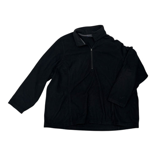 Athletic Fleece By Lands End In Black, Size:3X