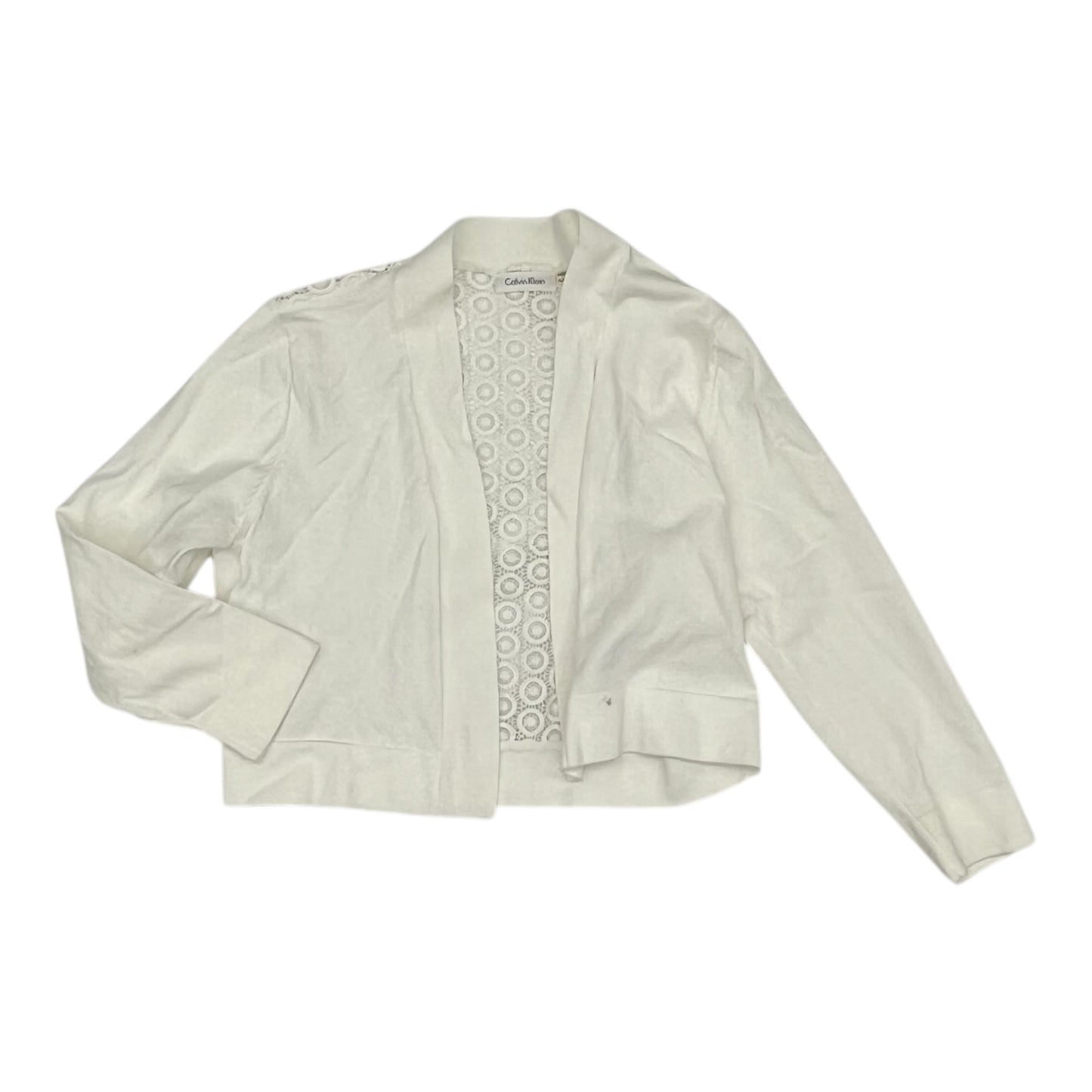Cardigan By Calvin Klein In White, Size:M