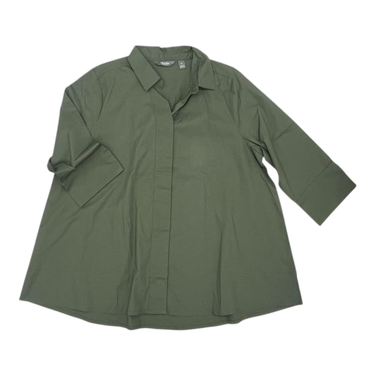 Top Ls By Clothes Mentor In Green, Size:Xl