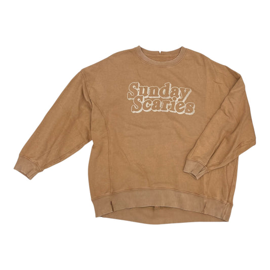 Sweatshirt Crewneck By Aerie In Gold, Size:Xl
