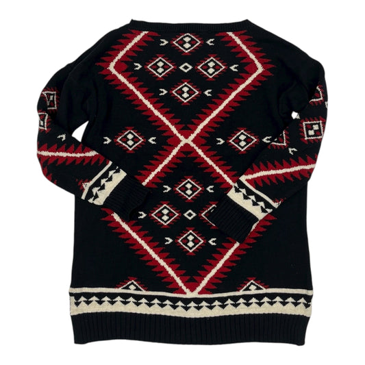 Sweater By Ralph Lauren In Black & Red, Size:M