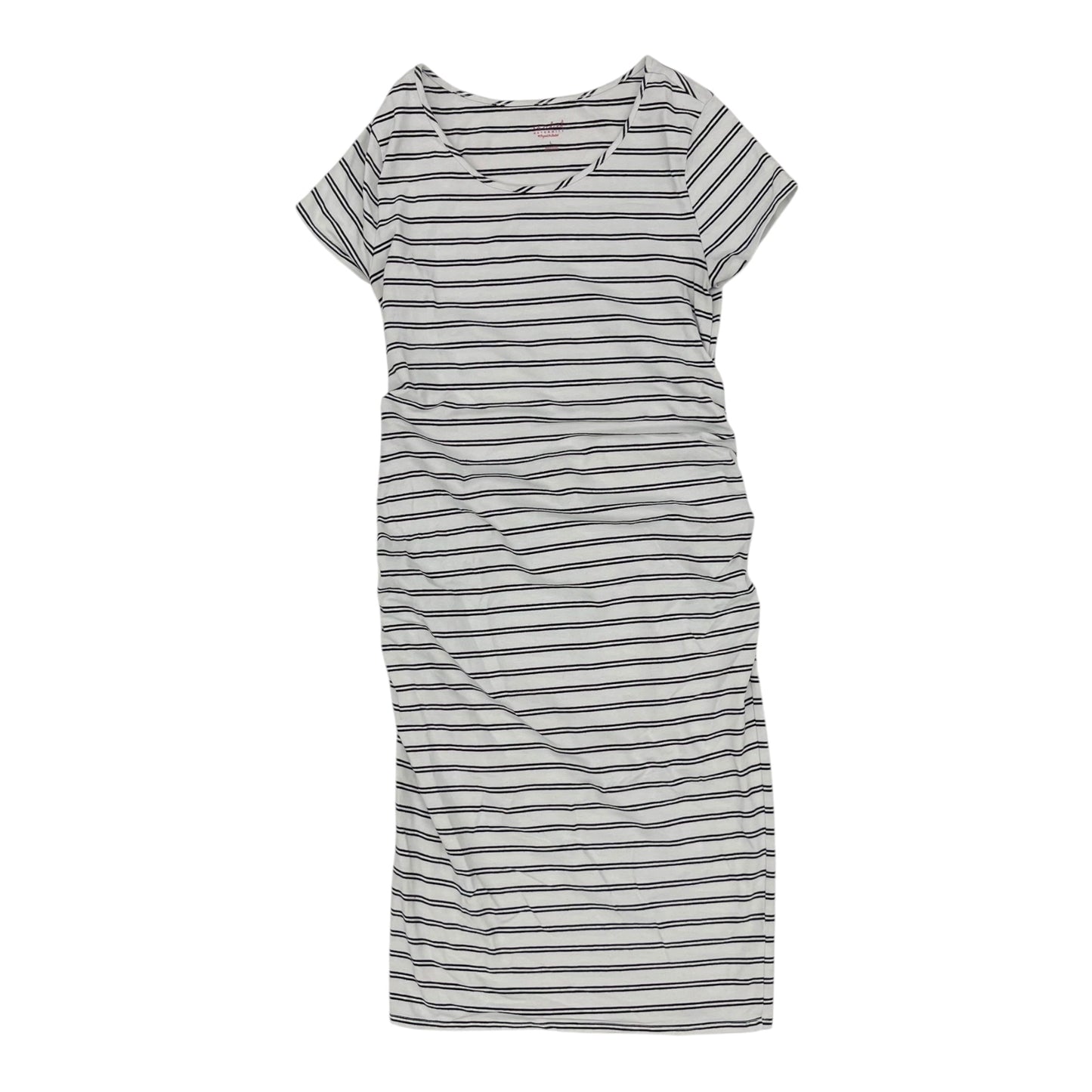 Mat Dress By Isabel Maternity In Black & White, Size:L