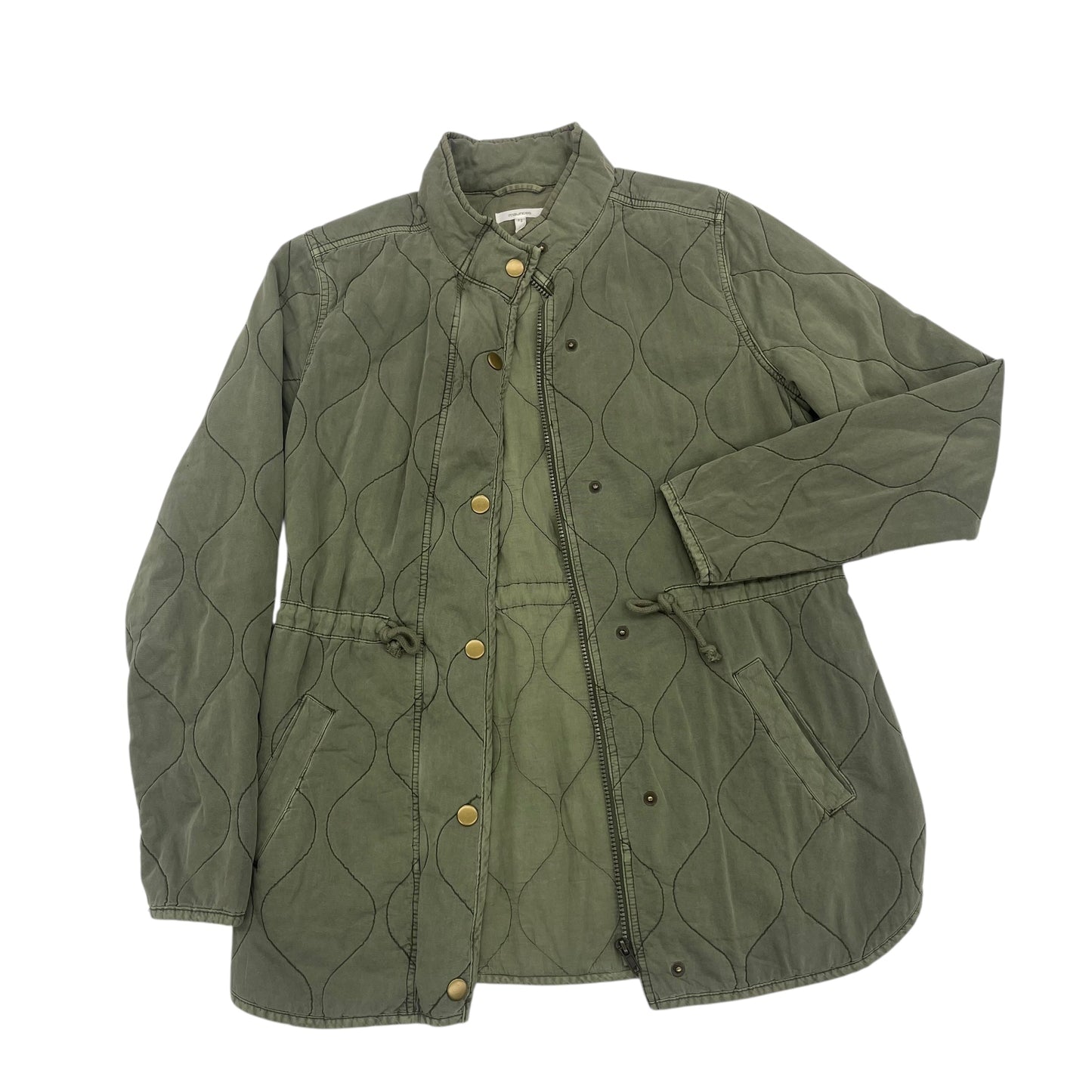 Jacket Puffer & Quilted By Maurices In Green, Size:S