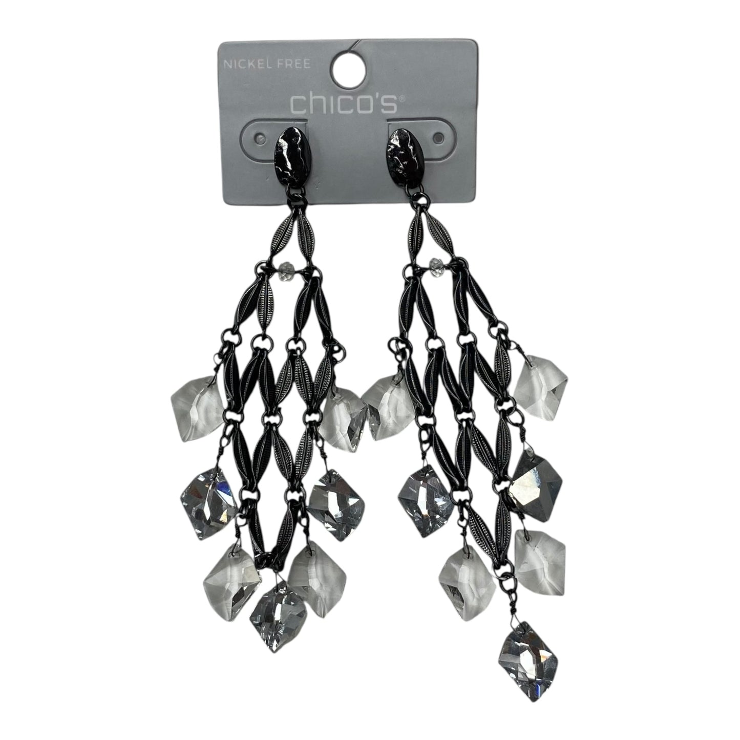 Earrings Dangle/Drop By Chicos In Black